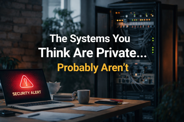 The Systems You Think Are Private… Probably Aren’t