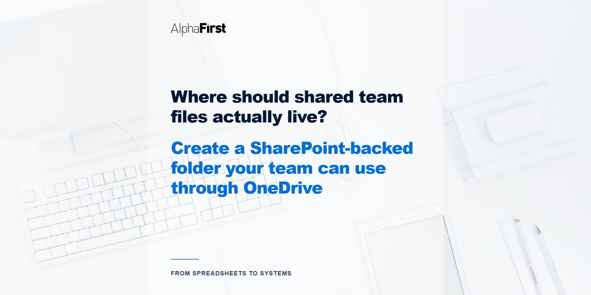 How to create a team folder in OneDrive for Business | AlphaFirst ...